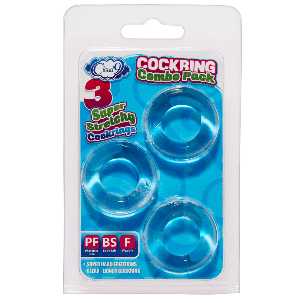 Cockring Combo Clear Cloud 9 Novelties