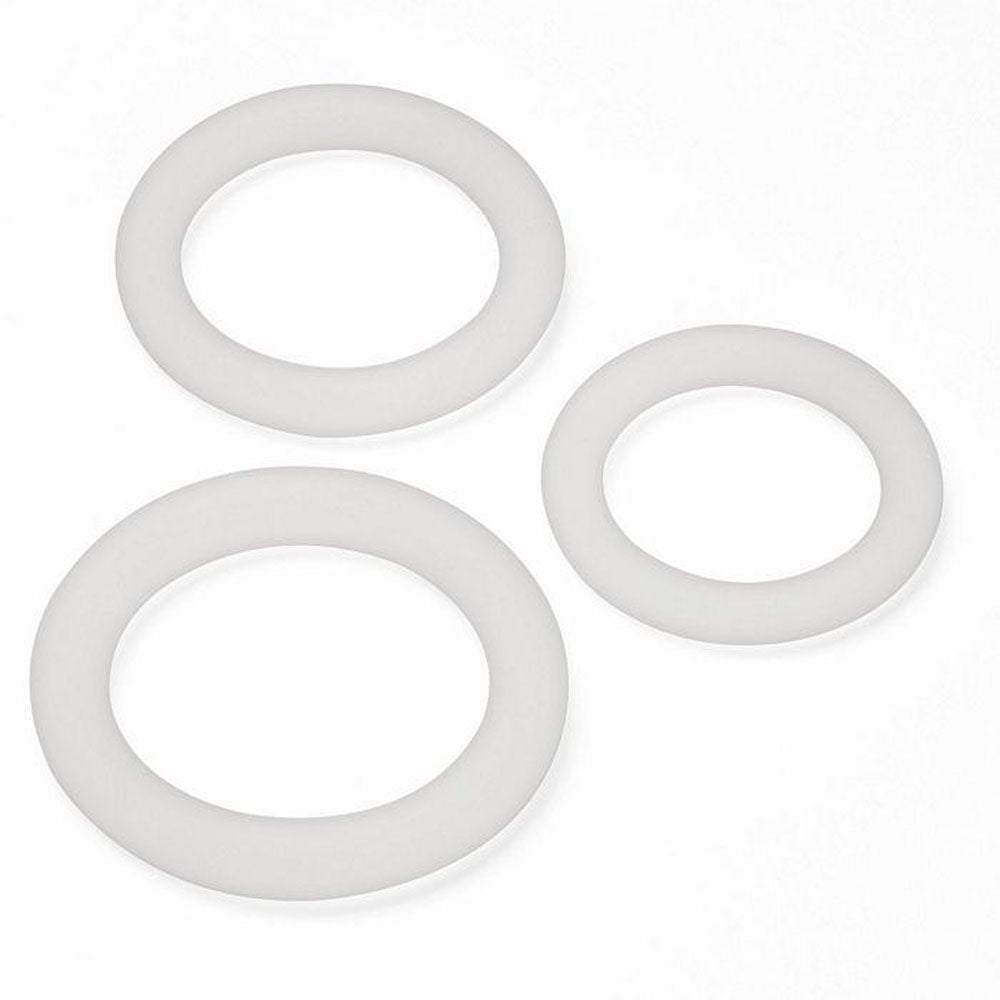 Cloud 9 Pro Sensual Silicone Cock Ring 3 Pack Cloud 9 Novelties