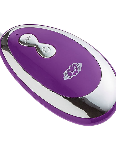 Cloud 9 3 Speed Bullet With Remote - Purple Cloud 9 Novelties