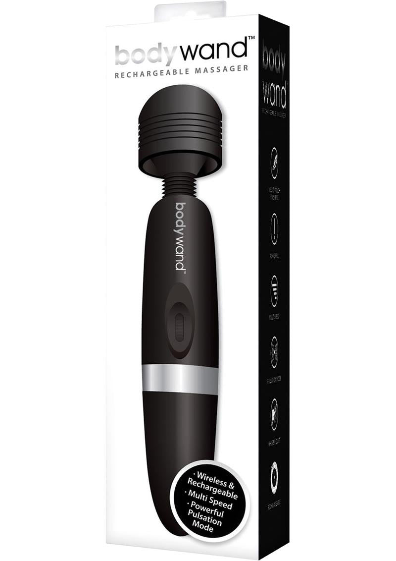 Bodywand Rechargeable Massager - Black Bodywand