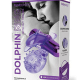 Bodywand Rechargeable Dolphin Ring With Ticklers - Purple Bodywand