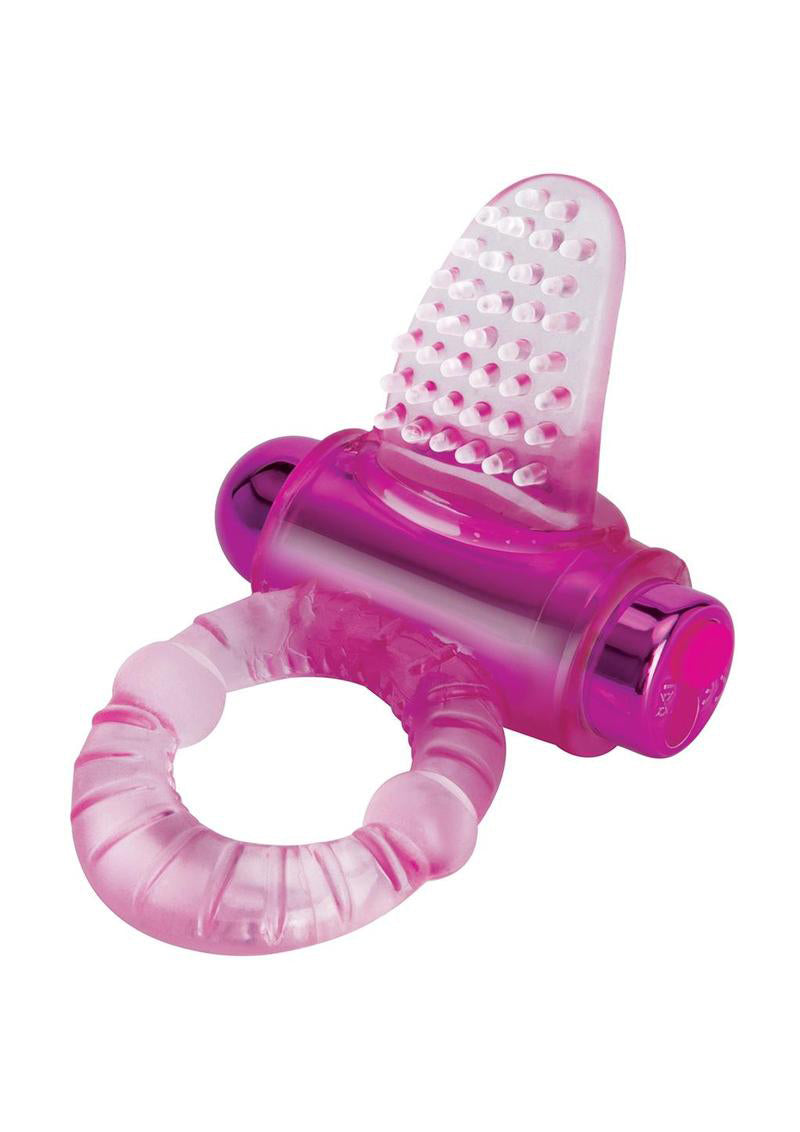 Bodywand Rechargeable Lick It Pleasure Ring - Pink Bodywand