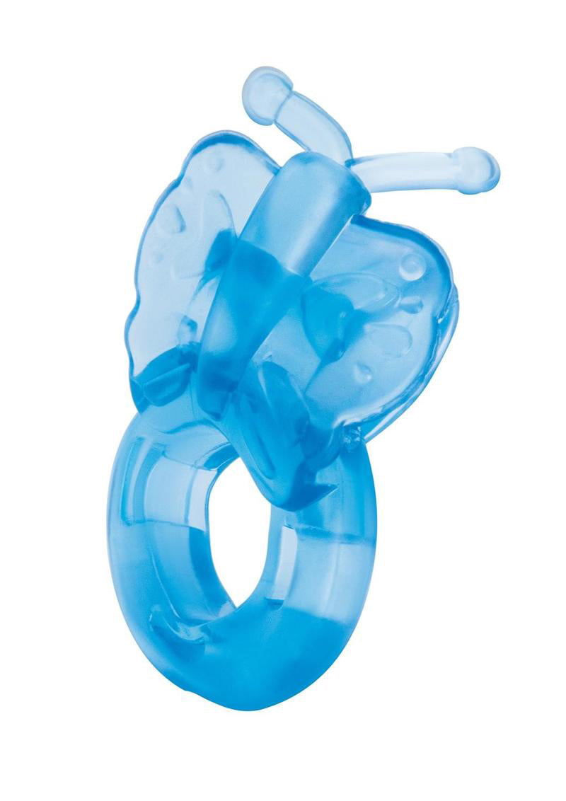 Bodywand Rechargeable Butterfly Ring - Blue Bodywand