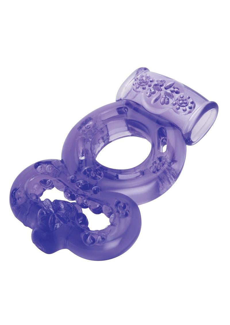 Bodywand Rechargeable Duo Ring - Purple Bodywand