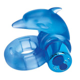 Bodywand Rechargeable Dancing Dolphin Ring - Blue Bodywand