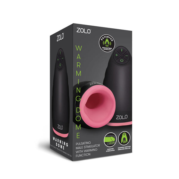 Zolo Warming Dome Pulsating Male Stimulator With Warming Function Zolo Cup