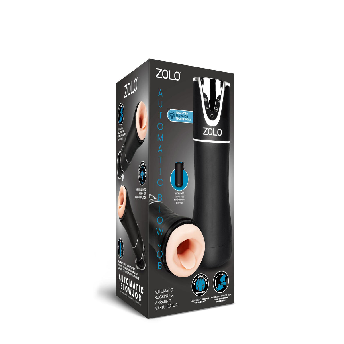 Zolo Automatic Blowjob - Black Zolo Cup