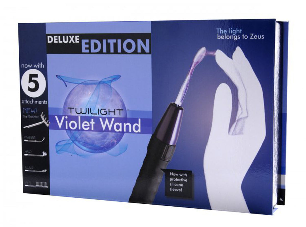 Zeus Deluxe Edition Twilight Violet Wand Kit XR Brands Zeus Electrosex