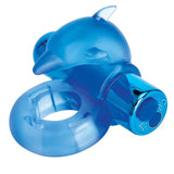 Bodywand Rechargeable Dancing Dolphin Ring - Blue X-BW1507