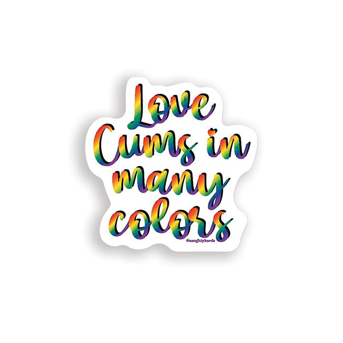 Love Cums Naughty Sticker - Pack of 3 Capricho Adult Store