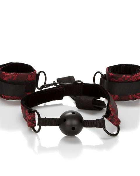 Scandal Breathable Ball Gag With Cuffs SE2712113