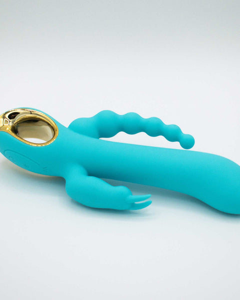 Mighty Magic Clit - G-Spot and Anal Vibrator -  Blue LAK-9100