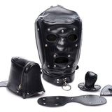 Muzzled Universal BDSM Hood With Removable Muzzle MS-AF151