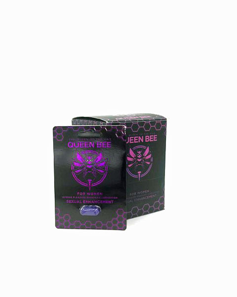 Queen Bee Female Enhancer 24 Ct Pill Display PW-EQBP