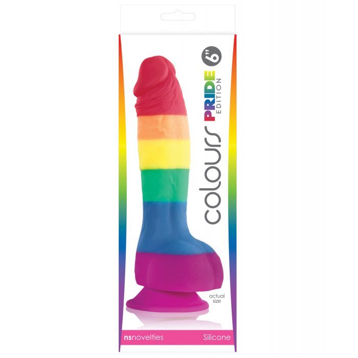 Colours Pride Edition 6" Dong w/Suction Cup Capricho Adult Store