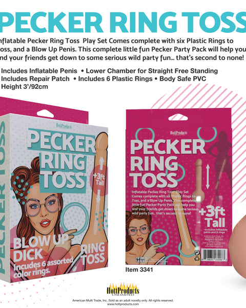 Inflatable Pecker Ring Toss HTP3341