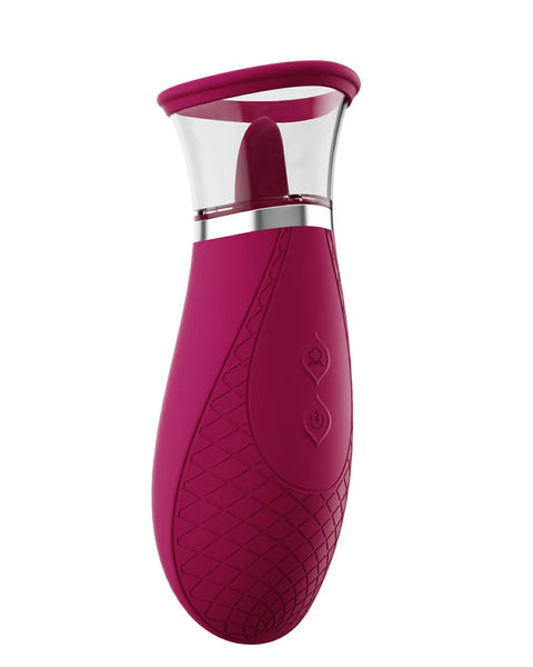 Scioness - Sucking and Licking Clitoral Stimulator - Wine Purple H-TE-07-687RW