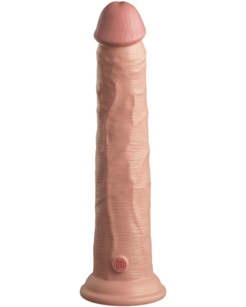 King Cock Elite 10 Inch Dual Density Silicone Cock - Light PD5774-21