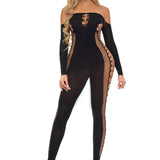 Bodystocking - One Size - Black PKL-27057BLKOS