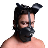 Pup Puppy Play Hood and Breathable Ball Gag MS-AE766