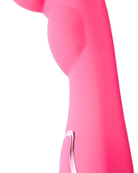 Extreme-G Inflating G-Spot Silicone Vibrator -  Pink INM-AH293