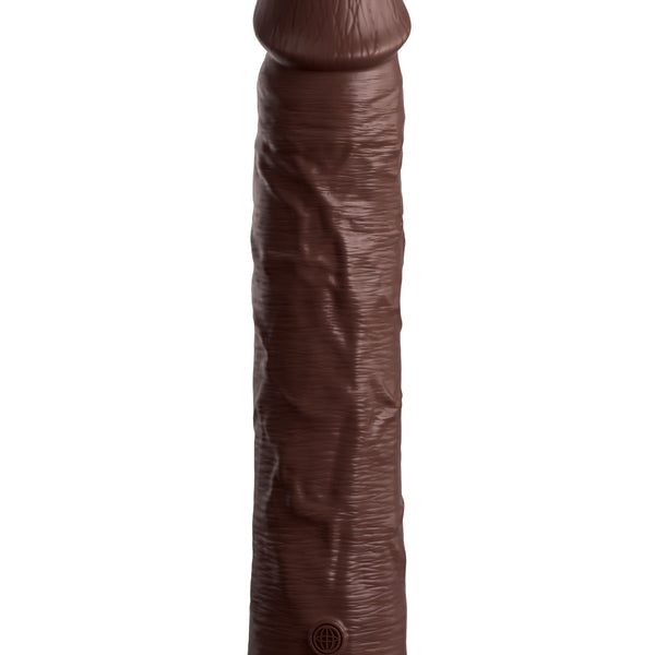 King Cock Elite 11 Inch Silicone Dual Density Cock - Brown PD5775-29