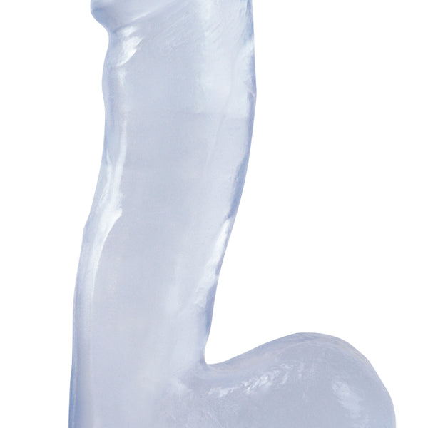 Basix Rubber Works - 6.5 Inch Dong With Suction Cup - Clear PD4220-20