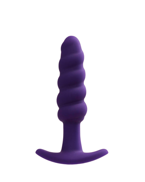 Twist Rechargeable Anal Vibe - Deep Purple VI-P2213