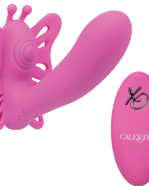 Venus Butterfly Silicone Remote Pulsating Venus G  - Pink SE0583153