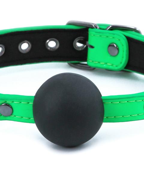 Electra Play Things - Ball Gag - Green NSN-1310-68