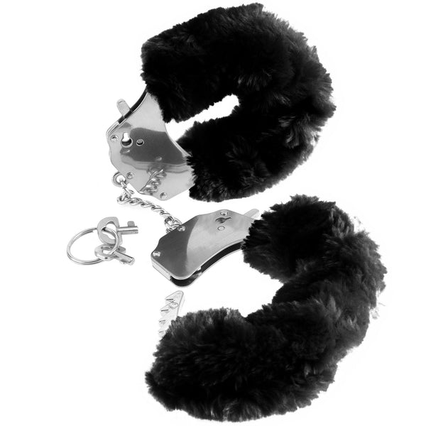 Fetish Fantasy Series Furry Cuffs - Black PD3804-23