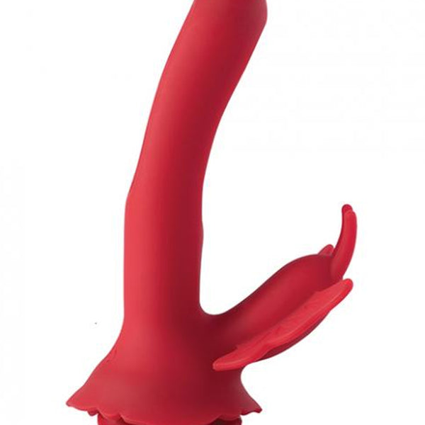 Layla - Butterfly Clit and G-Spot Vibrator - Red H-JT-32-028RE