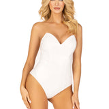 Vinyl Bodysuit - Large - White LA-2780WHTLG