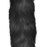 Interchangeable Black and White Fox Tail TZ-AG842