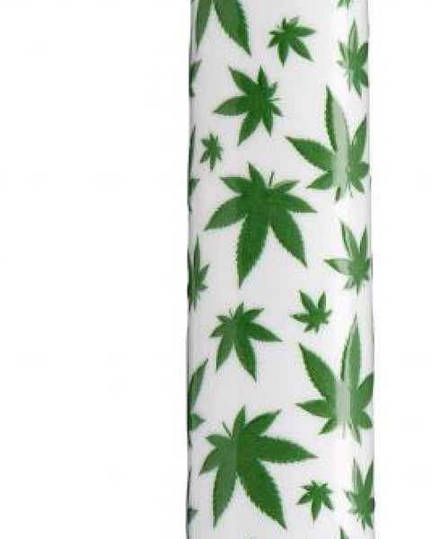 420 Slim Cannabis Leaf Vibe -  White/green WTC600