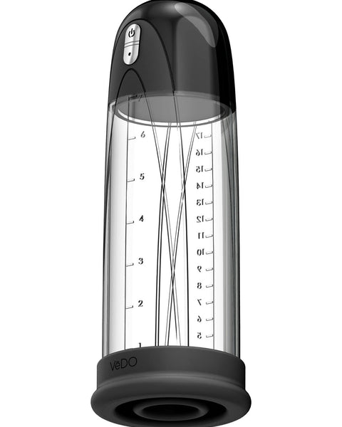 Pump Rechargeable Vacuum Penis - Just Black VI-S0408