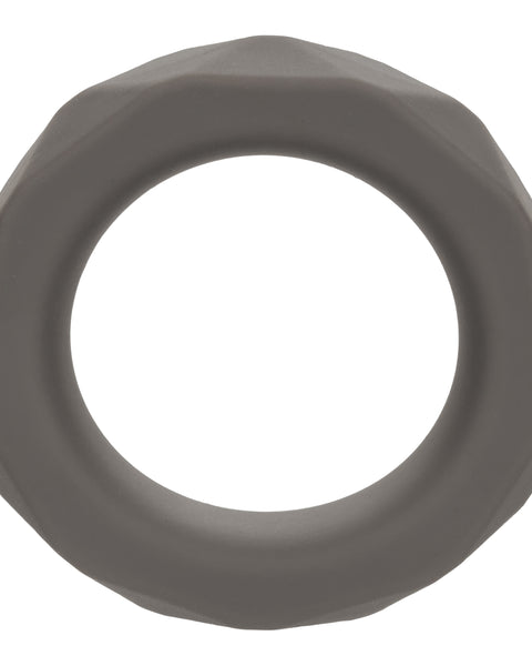 Alpha Liquid Silicone Prolong Prismatic Ring -  Gray SE1491602