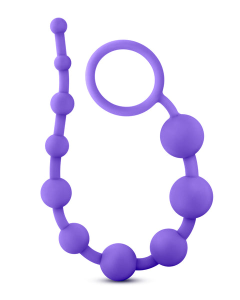 Luxe Silicone 10 Beads - Purple BL-11001