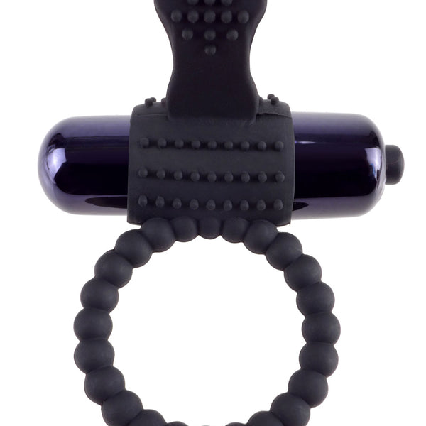 Fantasy C-Ringz Vibrating Silicone Super Ring  Black PD5966-23