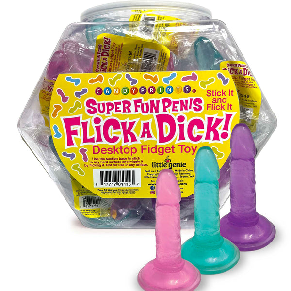 Flick a Dick - Desktop Fidget Toy - Display of 24 LG-CP1115