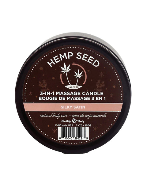 3-in-1 Massage Candle - 6 Oz. - Silky Satin EB-HSCH022C