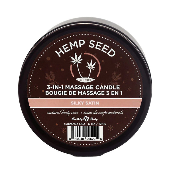 3-in-1 Massage Candle - 6 Oz. - Silky Satin EB-HSCH022C