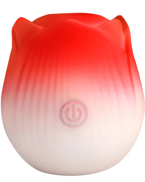 Pulsing Petals Throbbing Rose Stimulator - Red INM-AH387-RED