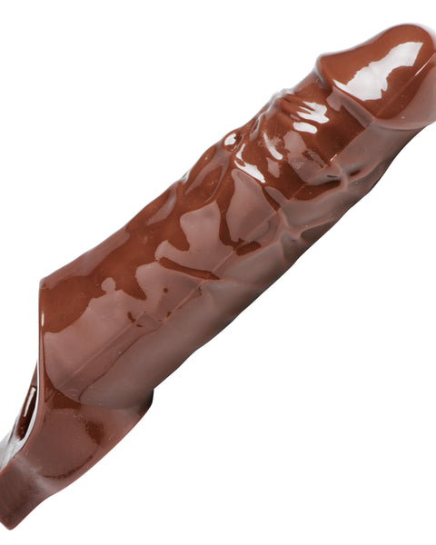 Really Ample Penis Enhancer Sheath - Brown SM-AE519