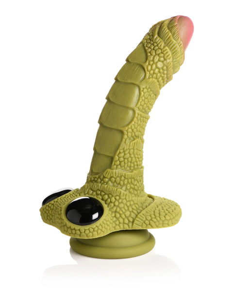 Swamp Monster Green Scaly Silicone Dildo CC-AH055-GRN