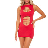 Can't Commit Dress - One Size - Red PKL-25122REDOS