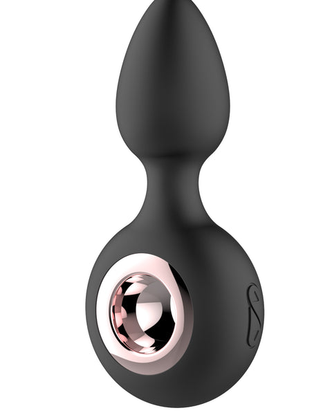 Gender Fluid Tremor Ring Plug Anal Vibe - Black GFL-4257