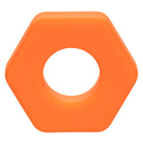 Alpha Liquid Silicone Prolong Sexagon Ring -  Orange SE1491702