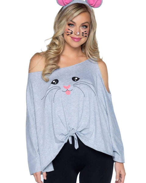 2 Pc Mouse Costume Poncho Set - One Size LA-86900