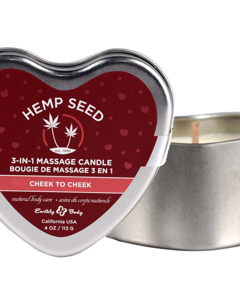 3-in-1 Massage Candle - Cheek to Cheek - 4 Oz EB-HSCV023B